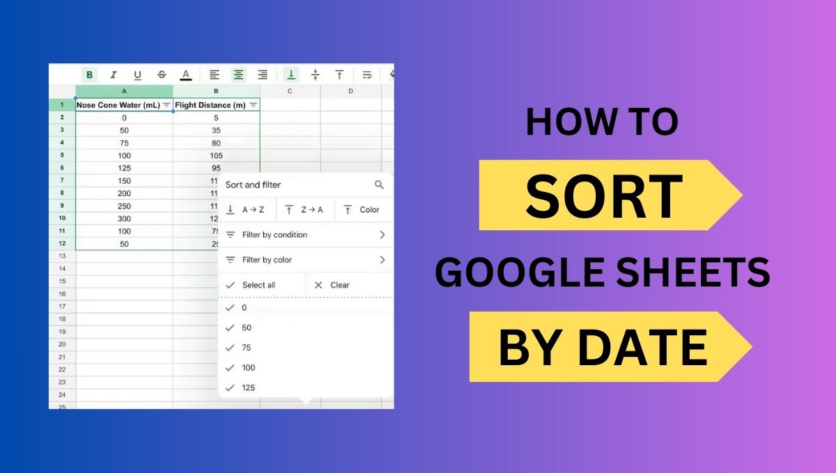 How to Sort Google Sheets by Date Like a Spreadsheet Sorcerer - Simple