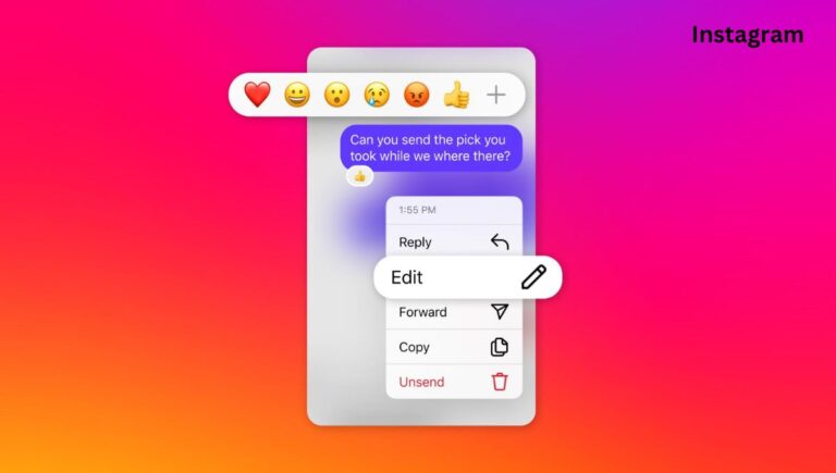 Instagram introduces 15-minute edit window for DMs